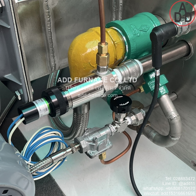 Temperature control cabinet with automatic ignition system and hot air exhaust fan control (2)